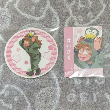 닌타마 란타로 산리오 코스터 응원 카드 이사쿠