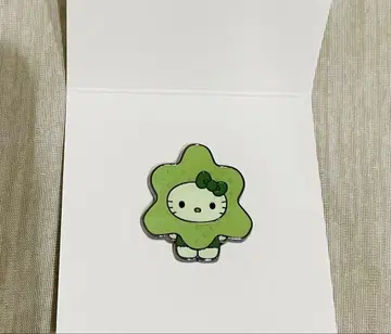 만박 모키티 삼각 겹쳐 쌓기 규산 핀 배지 일본관