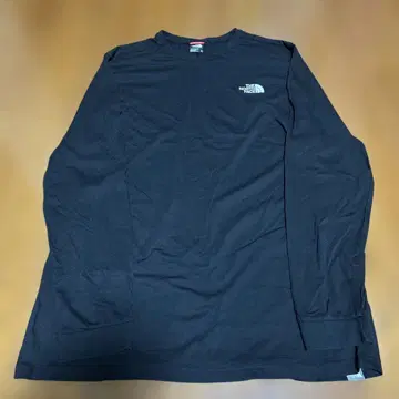 THE NORTH FACE 블랙 긴팔 T셔츠 XL