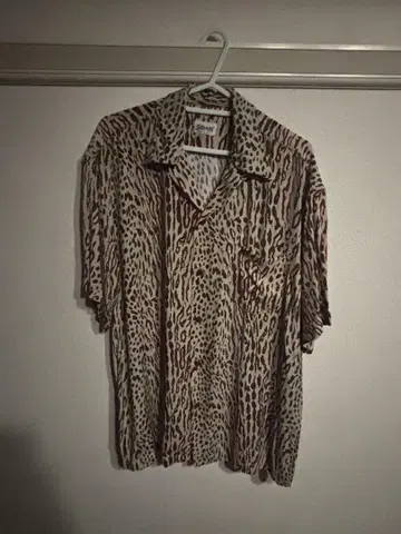 Schott 샷 24SS 레이온 셔츠 레오파드