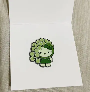 만박 해조 키티 목걸이 해초 핀 배지 일본관