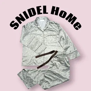 SNIDEL HOME 새틴 하트 무늬 룸웨어
