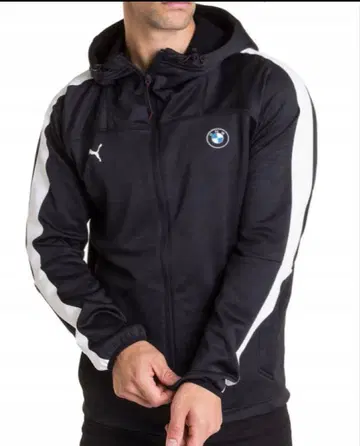 M Puma BMW Motorsport 소프트쉘 후드티 자켓