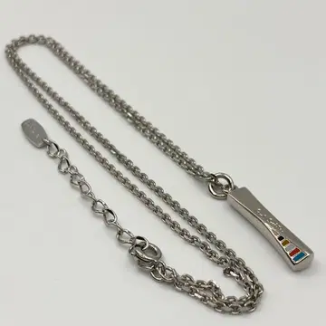 Paul Smith 실버 목걸이 플레이트 참