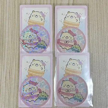 스미코구라시 펭귄 라군 시크릿 카드 & 스티커 고양이