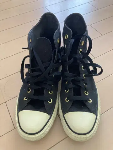 Converse 블랙 하이컷 스니커즈