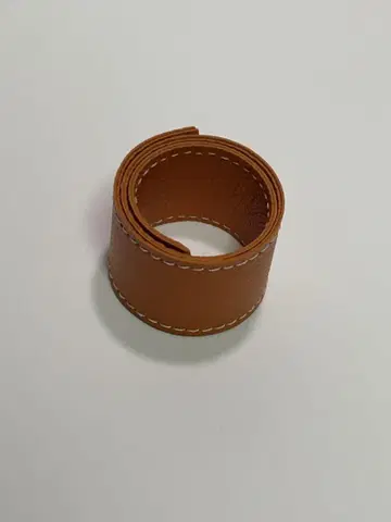 브라운 가죽 감싸기 팔찌