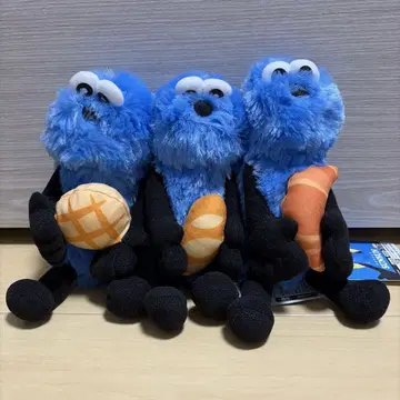 스 봉제 인형 3개 세트 멜론빵 코페빵 크루아상