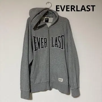 새상품급 EVERLAST 에버라스트 그레이 후드티 XL 사이즈