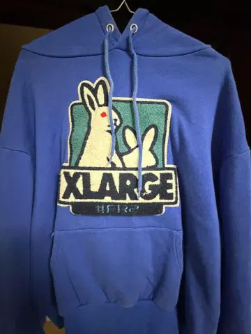 XLARGE FR2 콜라보 후디 파랑 레어
