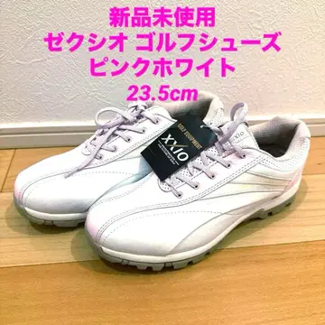 미사용 새상품 젝시오 골프화 핑크 화이트 23.5cm 여성용