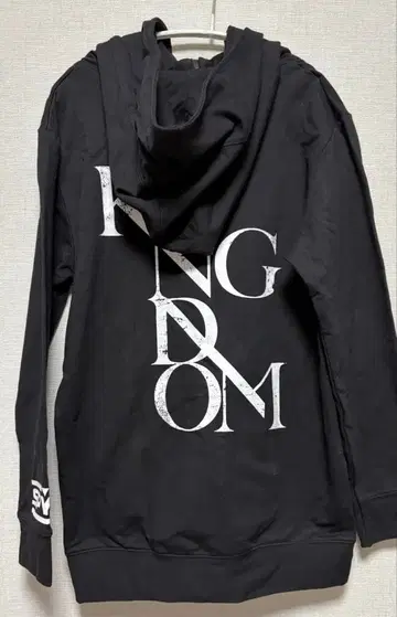 KINGDOM 풀 지퍼 후디 블랙 SPYAIR