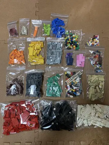 LEGO 다색 부품 세트 1261g