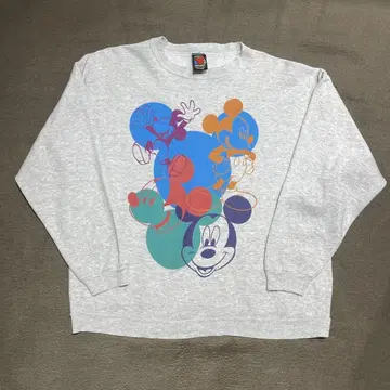 Disney 디즈니 미키 맨투맨 90년대 미국제 XL