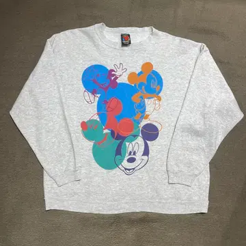 Disney 디즈니 미키 맨투맨 90년대 미국제 XL