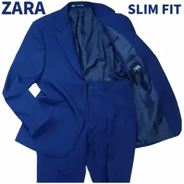 새상품급 ZARA 자라 슬림핏 수트 셋업 네이비