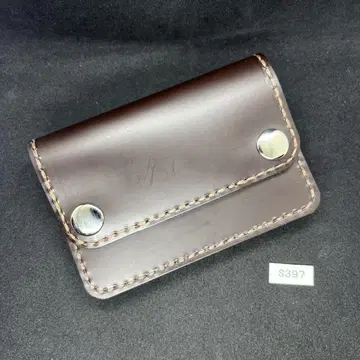 S397 숏 트래커풍 지갑 ( 다크 브라운 )