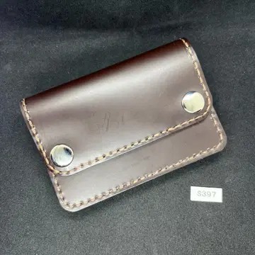 S397 숏 트래커풍 지갑 ( 다크 브라운 )