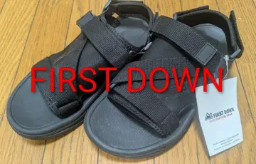 미사용 새상품 FIRST DOWN 블랙 스포츠 샌들 27cm