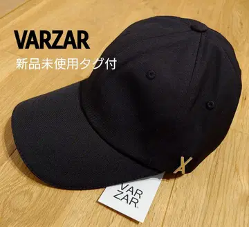 VARZAR 택 포함 새상품 실버 스터드 로고 캡