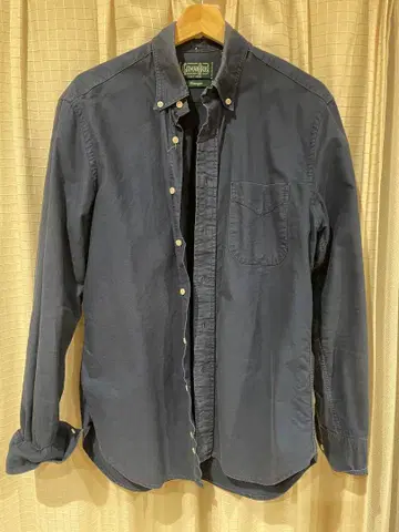 Gitman Bros 네이비 버튼다운 셔츠 깃맨