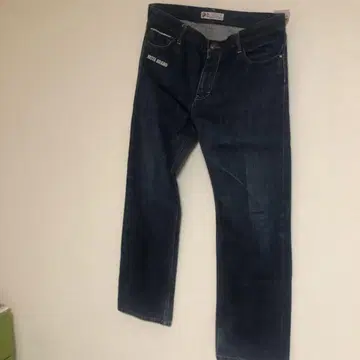 NESTA BRAND 다크 블루 스트레이트 데님 스타일리시 스트릿