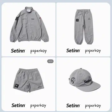 setinn paperboy 4점 L 세트 셋업 캡 팬츠