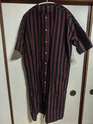 얀마 산업 둥근넥 원피스 yamma 아이즈 목화 오사무 줄무늬