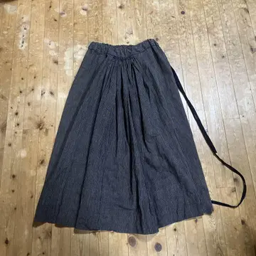 코튼 롱 스커트