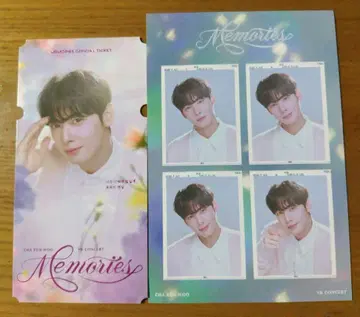 차은우 Memories VR 콘서트 티켓 & 포토 카드 세트