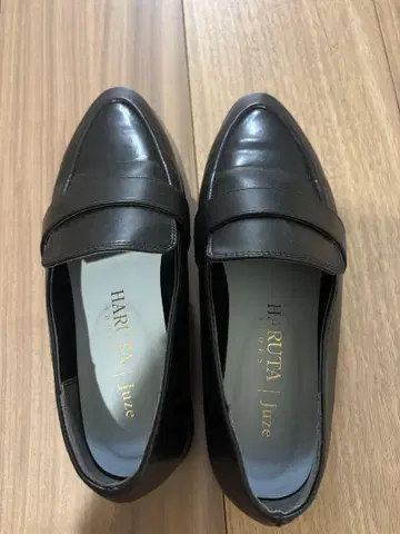 HARUTA Juze 블랙 로퍼 VIS 콜라보 상품
