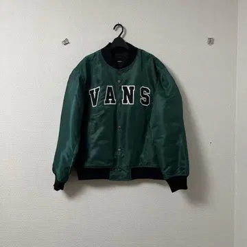 VANS 바시티 자켓 그린