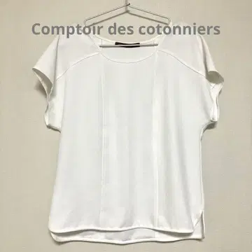 [ Comptoir des cotonniers ] 화이트 반팔 상의