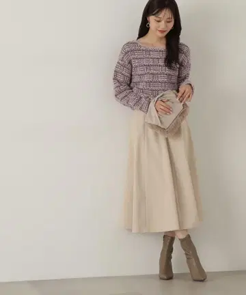 [ 새상품급 ] 프로포션 바디 드레싱*소프트 터치 플레어 스커트
