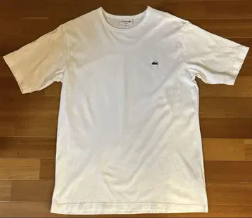 [ 새상품급 ] LACOSTE 라코스테 T셔츠 US M 화이트