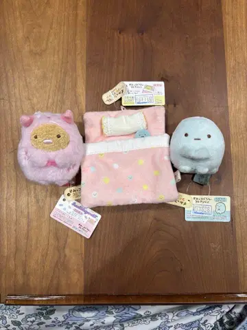스미코구라시 컬렉션 타피오카 (블루) & 이불, 돈카츠 테노리 봉제 인형