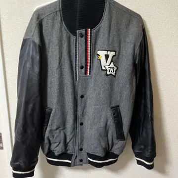 V73 바시티 자켓 그레이/블랙