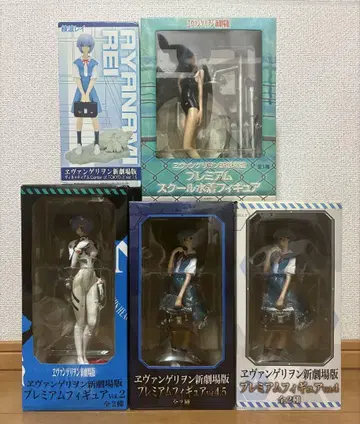 에반게리온 신극장판 피규어 아야나미 레이 5개 세트