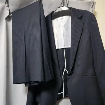 새상품급 스토벨앤드메이슨 팬츠 셋업 수트 실크 혼방 블랙 15