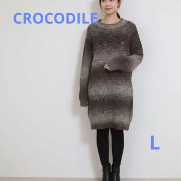 [ CROCODILE ] 그라데이션 니트 원피스 L 익명 배송