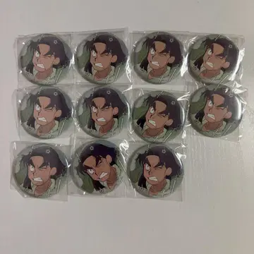 닌타마 란타로 백면상 캔뱃지 잠옷 차림의 단 시오에 분지로 11개