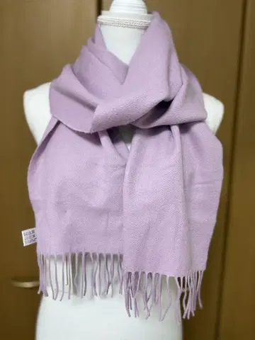 오늘 한정 가격! 새상품 캐시미어 100% 머플러 핑크 4