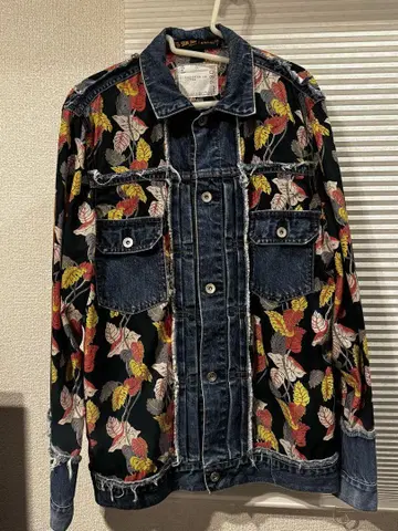 SUN SURF/sacai 패턴 데님 셔츠