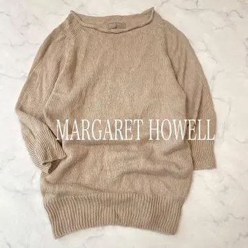 마가렛호웰 린넨코튼 니트 베이지