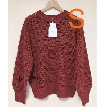 시마무라 다나카 리나 mysa closet 메쉬 니트 풀오버 S