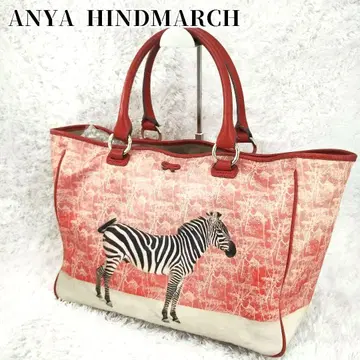 안야 힌드마치 s58 시마 제브라 토트백 나일론 올 패턴