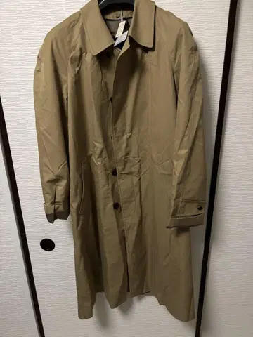 [ 미사용 ] Aquascutum 베이지 스텐카라 코트