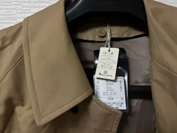 [ 미사용 ] Aquascutum 베이지 스텐카라 코트