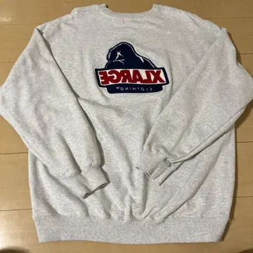 X-LARGE 크루넥 맨투맨 그레이