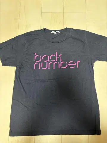 back number T셔츠 다크 그레이